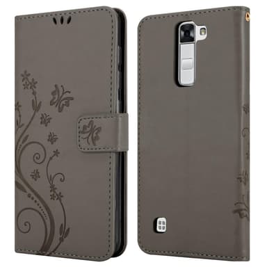 LG K7 2016 Suojakuori Lompakkokotelo (harmaa)