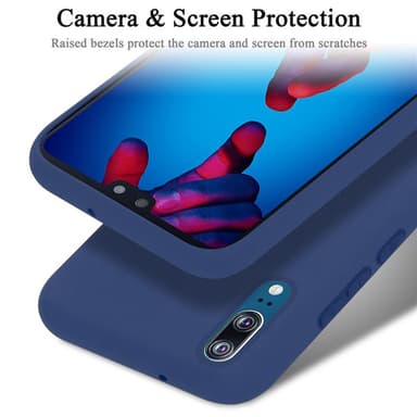 Huawei P20 Suojakuori Kotelo Case (Sininen)