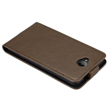 Nokia Lumia 650 Suojakuori Lompakkokotelo (Ruskea)