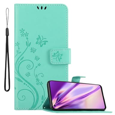 OnePlus Nord 2 5G Suojakuori Lompakkokotelo (Turkoosi)