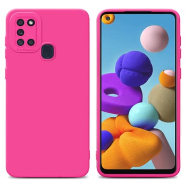 Samsung Galaxy A21s Suojakuori Kotelo (Vaaleanpunainen)