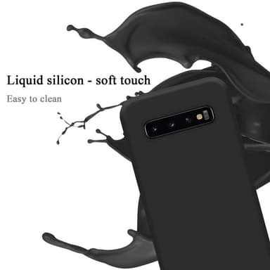 Samsung Galaxy S10 4G Suojakuori Kotelo (Musta)