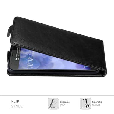 HTC U ULTRA Suojakuori Lompakkokotelo (Musta)