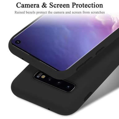 Samsung Galaxy S10 4G Suojakuori Kotelo (Musta)