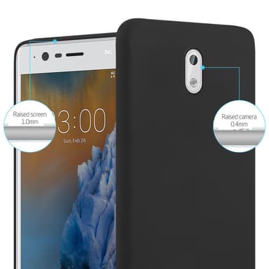 Suojakuori Nokia 3 2017 Kotelo (Musta)