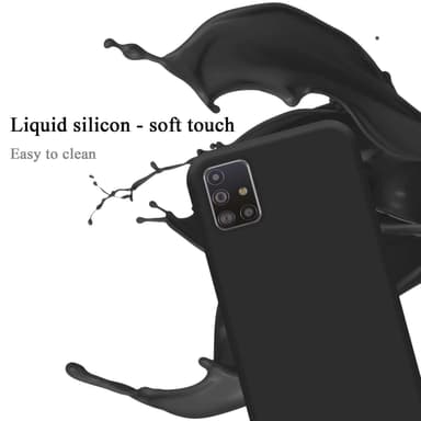 Samsung Galaxy M31s Suojakuori Kotelo Case (Musta)