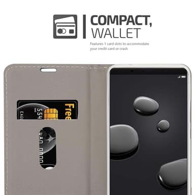 Huawei MATE 10 PRO Suojakuori Lompakkokotelo (harmaa)