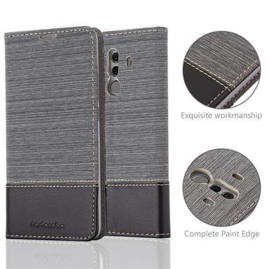 Huawei MATE 10 PRO Suojakuori Lompakkokotelo (harmaa)