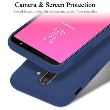 Samsung Galaxy A6 PLUS 2018 Suojakuori Kotelo (Sininen)