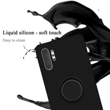 Samsung Galaxy NOTE 10 PLUS Suojakuori Kotelo (Musta)