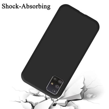 Samsung Galaxy M31s Suojakuori Kotelo Case (Musta)