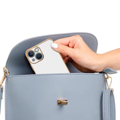 iPhone 13 Suojakuori Case Cover (Valkoinen)