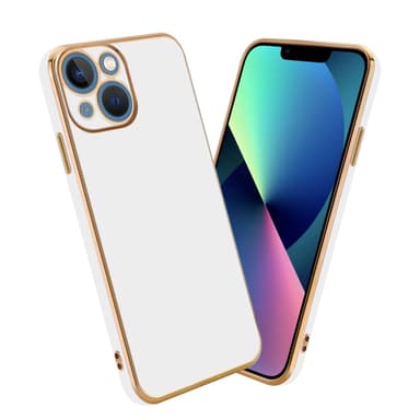 iPhone 13 Suojakuori Case Cover (Valkoinen)