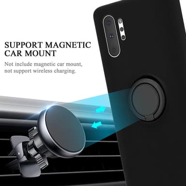 Samsung Galaxy NOTE 10 PLUS Suojakuori Kotelo (Musta)