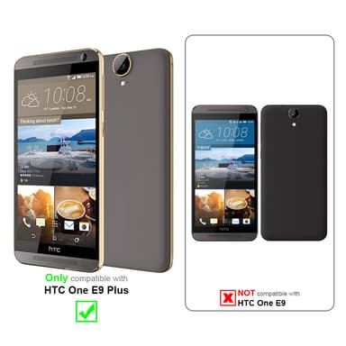 HTC ONE E9 PLUS Suojakuori Cover (Läpinäkyvä)