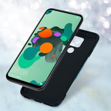 Huawei MATE 30 LITE Suojakuori Lompakkokotelo (Sininen)