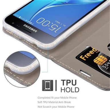 Samsung Galaxy J3 2016 Suojakuori Lompakkokotelo