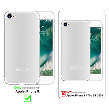 iPhone 8 Suojakuori Kuoret (Musta)