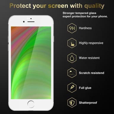iPhone 6 / 6S 3x Näytönsuoja Karkaistu lasi