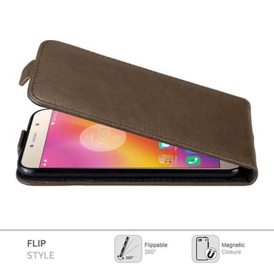 Lenovo P2 Suojakuori Lompakkokotelo (Ruskea)
