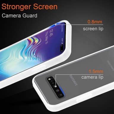 Samsung Galaxy S10 4G Suojakuori Kotelo (Läpinäkyvä)