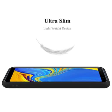 Suojakuori Samsung Galaxy A7 2018 Kotelo (Musta)
