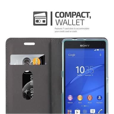 Sony Xperia Z3 COMPACT Suojakuori Lompakkokotelo