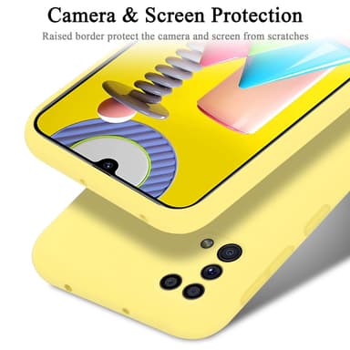Samsung Galaxy M31 Suojakuori Kotelo (Keltainen)