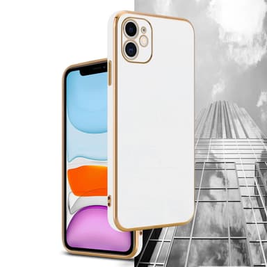 iPhone 11 Suojakuori Case Cover (Valkoinen)