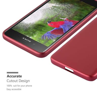 Sony Xperia XZ1 Suojakuori Kotelo (Punainen)