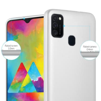Samsung Galaxy M21 / M30s Suojakuori Kotelo (Hopea)