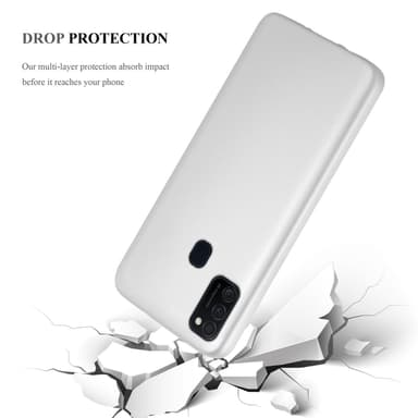 Samsung Galaxy M21 / M30s Suojakuori Kotelo (Hopea)