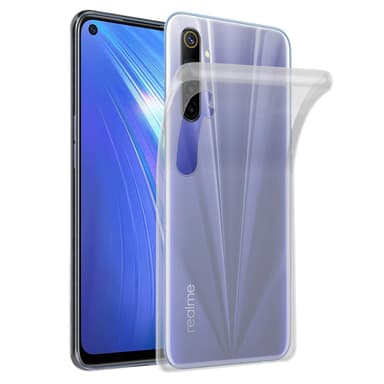 Realme 6 4G / 6s Suojakuori Kotelo (Läpinäkyvä)