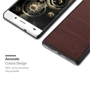 Huawei P8 LITE 2015 Suojakuori Kotelo (Ruskea)