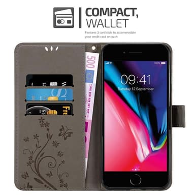 iPhone 7 / 7S / 8 / SE 2020 Suojakuori Lompakkokotelo