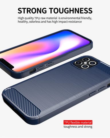 Suojakuori iPhone 12 PRO MAX Kotelo (Sininen)