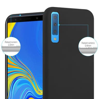 Suojakuori Samsung Galaxy A7 2018 Kotelo (Musta)