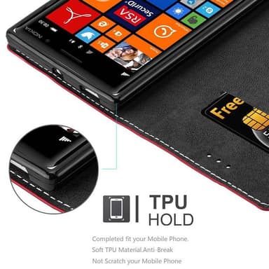 Nokia Lumia 830 Suojakuori Case (Punainen)