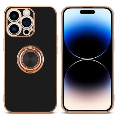 iPhone 14 PRO MAX Suojakuori Kotelo (Musta)