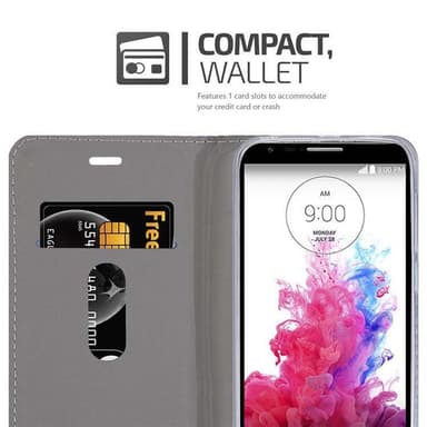LG G3 MINI / G3 S Suojakuori Lompakkokotelo (Sininen)