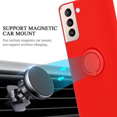 Samsung Galaxy S21 PLUS Suojakuori Kotelo (Punainen)