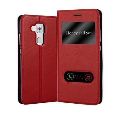 Lompakkokotelo Huawei NOVA PLUS Case (Punainen)