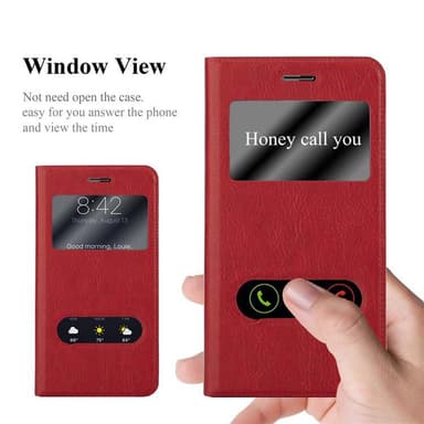 Lompakkokotelo Huawei NOVA PLUS Case (Punainen)