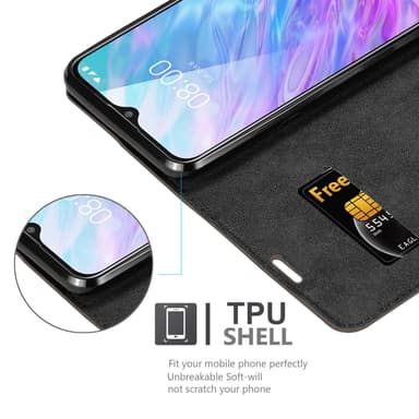 ZTE Blade 10 SMART Suojakuori Lompakkokotelo (Ruskea)