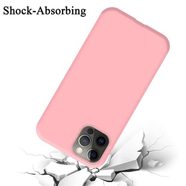 iPhone 12 / 12 PRO Suojakuori Kotelo (Vaaleanpunainen)