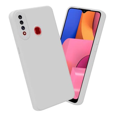 Samsung Galaxy A20s Suojakuori Kotelo (Valkoinen)