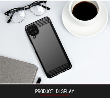 Suojakuori Samsung Galaxy A12 / M12 Kotelo (Musta)