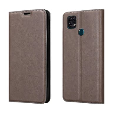 ZTE Blade 10 SMART Suojakuori Lompakkokotelo (Ruskea)