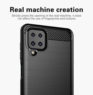 Suojakuori Samsung Galaxy A12 / M12 Kotelo (Musta)