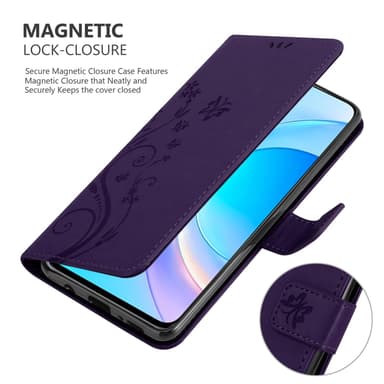 Honor 50 LITE Suojakuori Lompakkokotelo (Violetti)